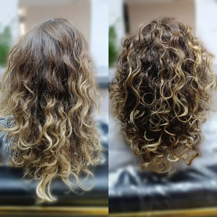 Keratin waves - realizacja